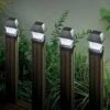 Smart Solar Post Light 4 Pack - Black -Outdoor Garden Store 39359 11955