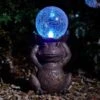 Smart Solar Gazing Frog -Outdoor Garden Store 39373 11931