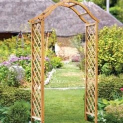 Smart Garden Woodland Arch - Tan 2.21m -Outdoor Garden Store 44597 5926