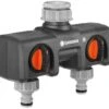 Gardena Twin-Tap Connector -Outdoor Garden Store 45444 4657