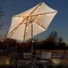 Smart Solar Parasol String Lights - 72 LED -Outdoor Garden Store 46269 3464