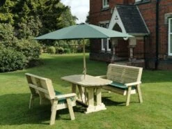 Churnet Valley Ergo 6 Seat Table Set - 3 X Benches 9 Churnet Valley Ergo 6 Seat Table Set - 3 X Benches -Outdoor Garden Store 46802 2520