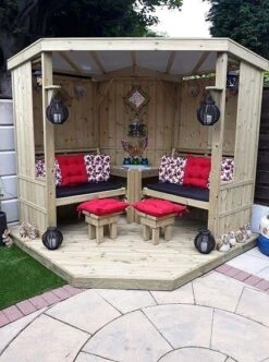 Churnet Valley Four Seasons Garden Room With Decking -Outdoor Garden Store 46817 2475