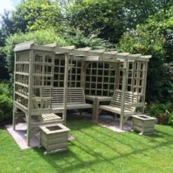 Churnet Valley Riviera Arbour -Outdoor Garden Store 46820 2464
