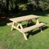 Churnet Valley Deluxe Picnic Table 1.5m 2 Churnet Valley Deluxe Picnic Table 1.5m -Outdoor Garden Store 46828 2429