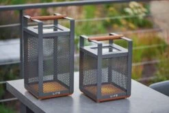 LIFE Shine Candle Light Square High - Lava -Outdoor Garden Store 46974 2253