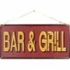 La Hacienda Bar & Grill Garden Sign -Outdoor Garden Store 47042 2123