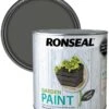 Ronseal Garden Paint Charcoal Grey -Outdoor Garden Store 47680 656