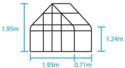 Halls Greenhouses Supreme Wall Garden -Outdoor Garden Store 48303 38328