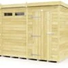 DIY Sheds Pent Security Shed - Single Door -Outdoor Garden Store 53548 25701